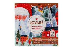 Коллекция чаев Christmas holidays Lovare к/у 6х15шт