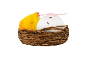 Прикраса Курча в гнізді декоративна в асорт 986451