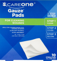CareOne Gauze Pads - 10 CT