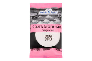 Соль морская пищевая помол №0 Salute di Mare м/у 600г