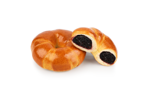 Булочка з чорничною начинкою 100г