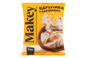 Вареники заморожені з картоплею Makey м/у 800г