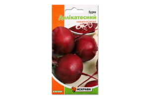Насіння Буряк столовий Делiкатесний 3г Яскрава
