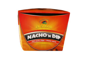 Чипсы с ароматом чили + сырный соус Nacho'n Dip El Sabor к/у 175г