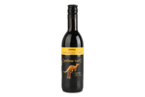 Вино 0.1875л 13.5% червоне напівсухе виноградне Шираз Yellow Tail пл