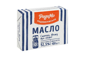 Масло сливочное 72.5% Крестьянское РадиМо м/у 180г