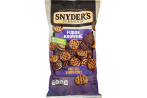 Snyder's of Hanover Filled Pretzel Sandwiches Fudge Brownie