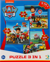 Пазл Paw Patrol 3в1 Готові до роботи 115елементів DoDo