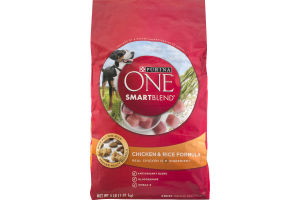 Purina One SmartBlend Chicken & Rice Formula Adult Premium Dog Food
