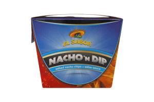 Чипсы с солью + соус сальса пастеризованный Nacho EL Sabor к/у 175г