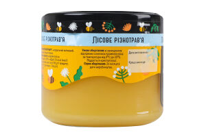 Мед натуральный цветочный монофлорный Лесное разнотравье Лавка традицій в/с с/б 370г