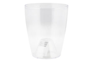 Горщик д/орхідей прозорий 12*14см Алеана