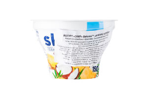 Йогурт Bakoma Скир з ананасом та кокосом