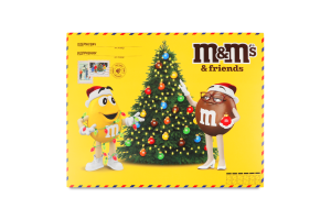 Набір драже, батончиків, печива, цукерок та жувальних драже Велика бандероль M&M's&Friends к/у 316г