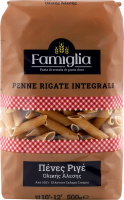 Изделия макаронные цельнозерновые из твердых сортов пшеницы Penne rigate integrali Famiglia м/у 500г