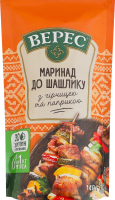 Маринад нестерилизованный с горчицей и паприкой К шашлыку Верес д/п 140г