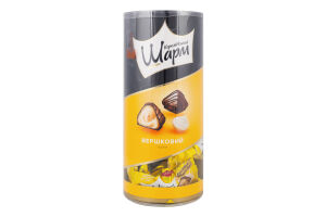 Цукерки Королівський шарм з вершковим кремом 235г тубус АВК