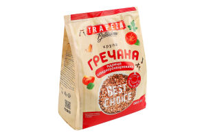 Крупа гречана ядриця швидкорозварювана Bellissimo Трапеза м/у 800г