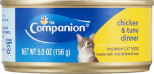 Companion Cat Food Chicken & Tuna Dinner