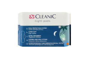 Прокладки гигиенические Soft Night Cleanic 8шт