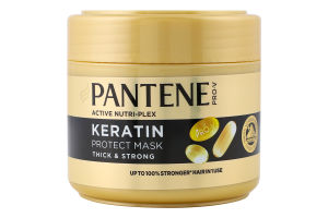 Маска для волосся захисна Густе та міцне Keratin Pantene Pro-V 300мл