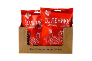 Снеки хрустящие с аджикой Соленики Снеки Світу д/п 85г