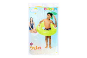 Круг надувной для детей от 8лет №59258 d76см Wet set collection Intex 1шт