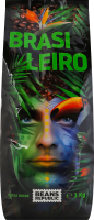 Кофе натуральный жареный в зернах Brasileiro Beans Republic м/у 1кг