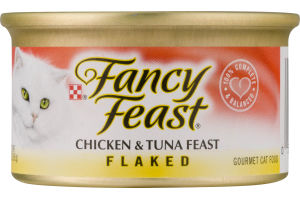 Fancy Feast Gourmet Cat Food Chicken & Tuna Feast Flaked