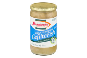 Manischewitz Reduce Sodium Gefilte Fish In Jelled Broth