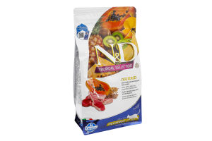 Корм д/стерилізованих котів N&D Tropical Selection низькозерновий з ягням сухий 1,5кг Farmina