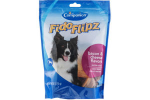 Companion FidoFlipz Dog Treats Bacon & Cheese
