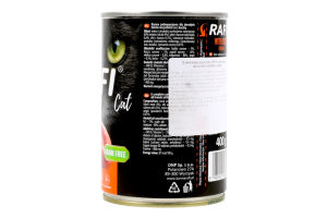 Корм д/котів з качкою 400г ж/б Рафі