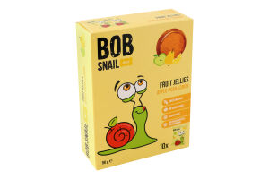 Мармелад фруктовый Яблоко-груша-лимон Jelly Bob Snail к/у 10х9г