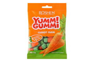 Цукерки желейні Carrot Farm Yummi Gummi Roshen м/у 70г