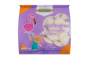 Вареники со сладким творогом Левада м/у 400г