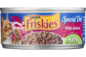 Purina Friskies Special Diet with Salmon Classic Pate Cat Food