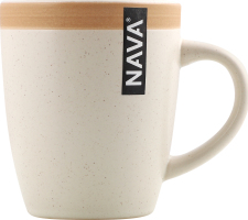 Кружка бежевая керамика 380мл №1455935 Афина Nava 1шт