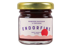 Варенье вишневое с орехом Endorfine с/б 44г