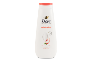 Гель для душу Білий персик та рисове молочко Advanced care Dove 400мл