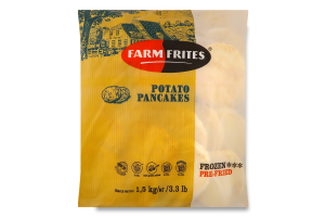 Деруны картофельные замороженные обжаренные Farm Frites м/у 1.5кг