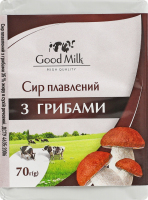Сыр плавленый 35% с грибами Good Milk м/у 70г