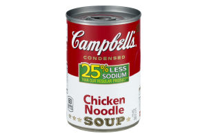 Campbell's Condensed Soup Chicken Noodle 25% Less Sodium