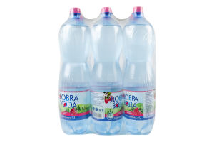 Напиток безалкогольный сильногазированный с сахаром и подсластителем со вкусом малины Добра вода п/бут 1.5л