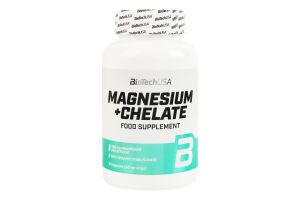 Добавка диетическая капсулы Magnesium + Chelate BioTechUSA 60шт