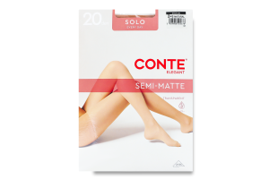 Колготки жіночі Conte elegant Solo 20den 2 natural