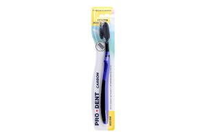 Щетка зубная средняя жесткость Carbon Pro Dent 1шт