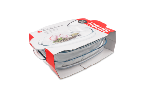 Форма д/птиці скляна овал 8л арт7296/7306 Сімакс