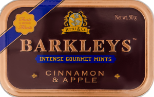 Леденцы со вкусом корицы и яблока Barkleys ж/б 50г