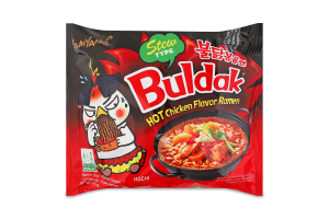 Лапша быстрого приготовления Гуляш с тушеной курицей Buldak м/у 145г